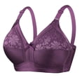 thumbnail image 4 of Full Figure Lace Seamless Underwire Bra for Everyday Comfort and Support with Side Coverage T Shirt Friendly Non- Design for All-Day Wear, 4 of 4