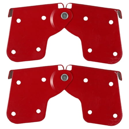 HOMEMAXS 2pcs Iron Ladder Hinge Attic Ladder Hinges Replacement Kit Folding Ladder Accessory Attic Ladder Pull Down System Hardware Kit