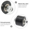 thumbnail image 2 of Chain Roller Tensioner Alloy Black for Motorcycle Off-road Riding 2Pcs, 2 of 8