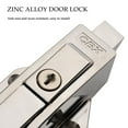 thumbnail image 3 of Walk-in Cooler Door Handle Set, Zinc Alloy, Silver Finish, Durable and Secure, 3 of 9
