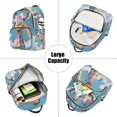 thumbnail image 5 of JIALIOU Mini Backpack Purse for Women Quilted Casual Daypack Small Travel Shoulder Bag, Colorful Spots Giraffe and Rainbow, 5 of 7