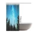 thumbnail image 2 of WOPOP Starry Night Shower Curtain, Night Sky Forest Polyester Fabric Shower Curtain Bathroom Sets 60x72 Inches, 2 of 3