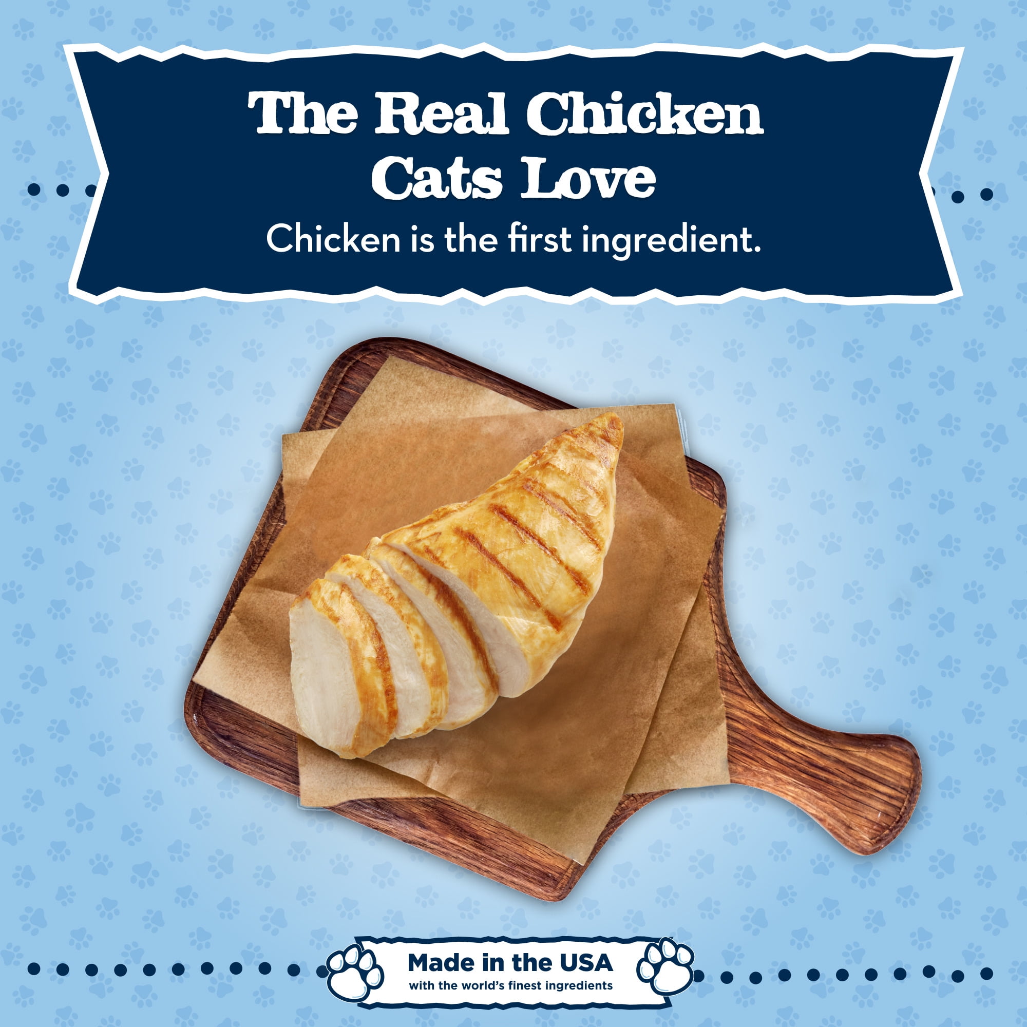 Blue Buffalo Baby BLUE Natural Kitten Wet Cat Food, Chicken Recipe Multi-Pack, 3-oz Cans (6 Count)