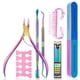 thumbnail image 1 of Kit de herramientas de manicura de 7 Uds., juegos de herramientas para uñas, herramientas profesionales multifuncionales para el cuidado de uñas de acero inoxidable, 1 of 5