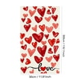 thumbnail image 2 of zhangmingg Nappe de la Saint-Valentin avec Design Cœur Classique Texturée Chaude pour Salle à Manger, 2 of 4
