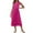 Hot Pink, variant on Sakmal Polo Spring Dresses for Women 2025 Pleated A Line Long Black Dress Dresses with Pockets
