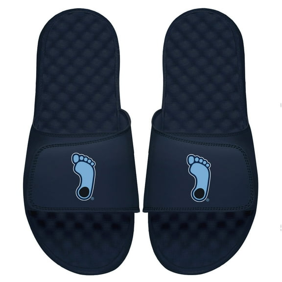 Men's ISlide Navy North Carolina Tar Heels Logo Slide Sandals
