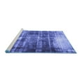 thumbnail image 2 of Ahgly Company Machine Washable Indoor Rectangle Persian Blue Traditional Area Rugs, 7' x 9', 2 of 4