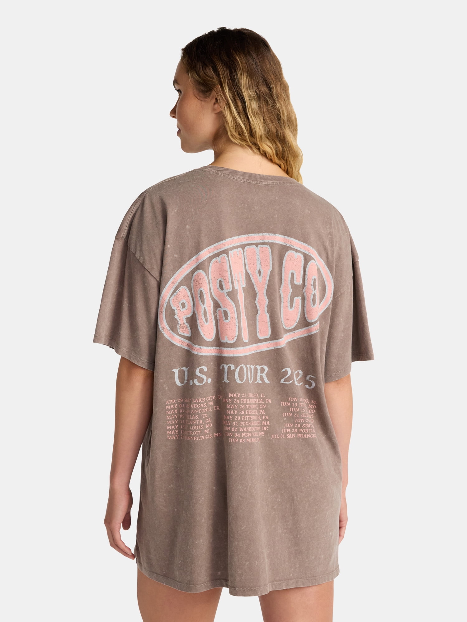 Post Malone Women's Oversized Sleep Shirt, Sizes XS-3X