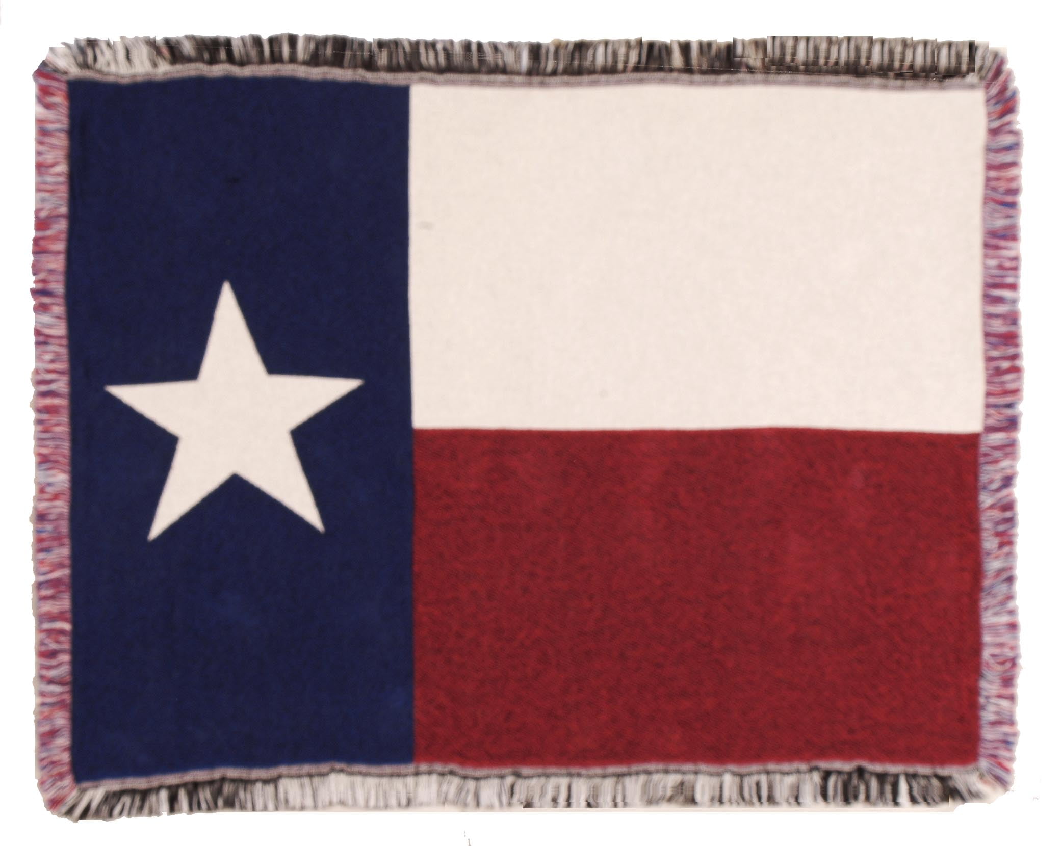 40" x 50" Texas State Flag Afghan Throw Blanket