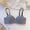Black, variant on Women's Wireless Bra Plaid Seamless Comfort Bralette Lightly Padded Smooth Everyday Underwear Green L
