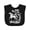 AB-Black, variant on Inktastic 2026 Year of the Horse Happy New Year's Boys or Girls Baby Bib