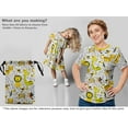 thumbnail image 6 of oneOone Cotton Silk Medium Yellow Fabric Cute Animal Dress Material Fabric Print Fabric By The Yard 42 Inch Wide, 6 of 6