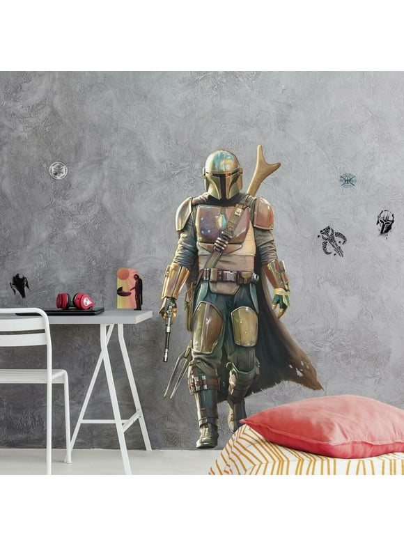 The Mandalorian Peel and Stick Giant Wall Decals
