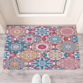thumbnail image 2 of Bohemian Color Geometric Design (2) Door Mat 30 X 17 Inch Welcome Doormat Indoor Outdoor Entrance Floor Mat Non Slip Spring Summer Decor Rubber Mats, 2 of 6