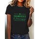 thumbnail image 1 of St. Patrick'S Day Shamrock Letters Casual Shirt Cotton Crew Neck Slight Stretch Perfect For Summer - Soft Breathable Casual Wear For Women, 1 of 6