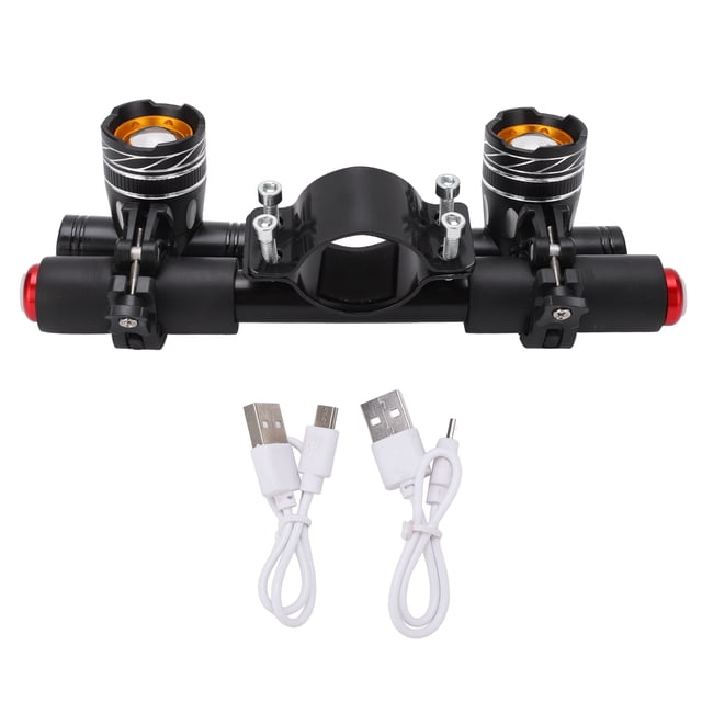 Manillar de pasamanos para niños, patinete eléctrico con lámpara frontal, faros dobles para Ninebot ES