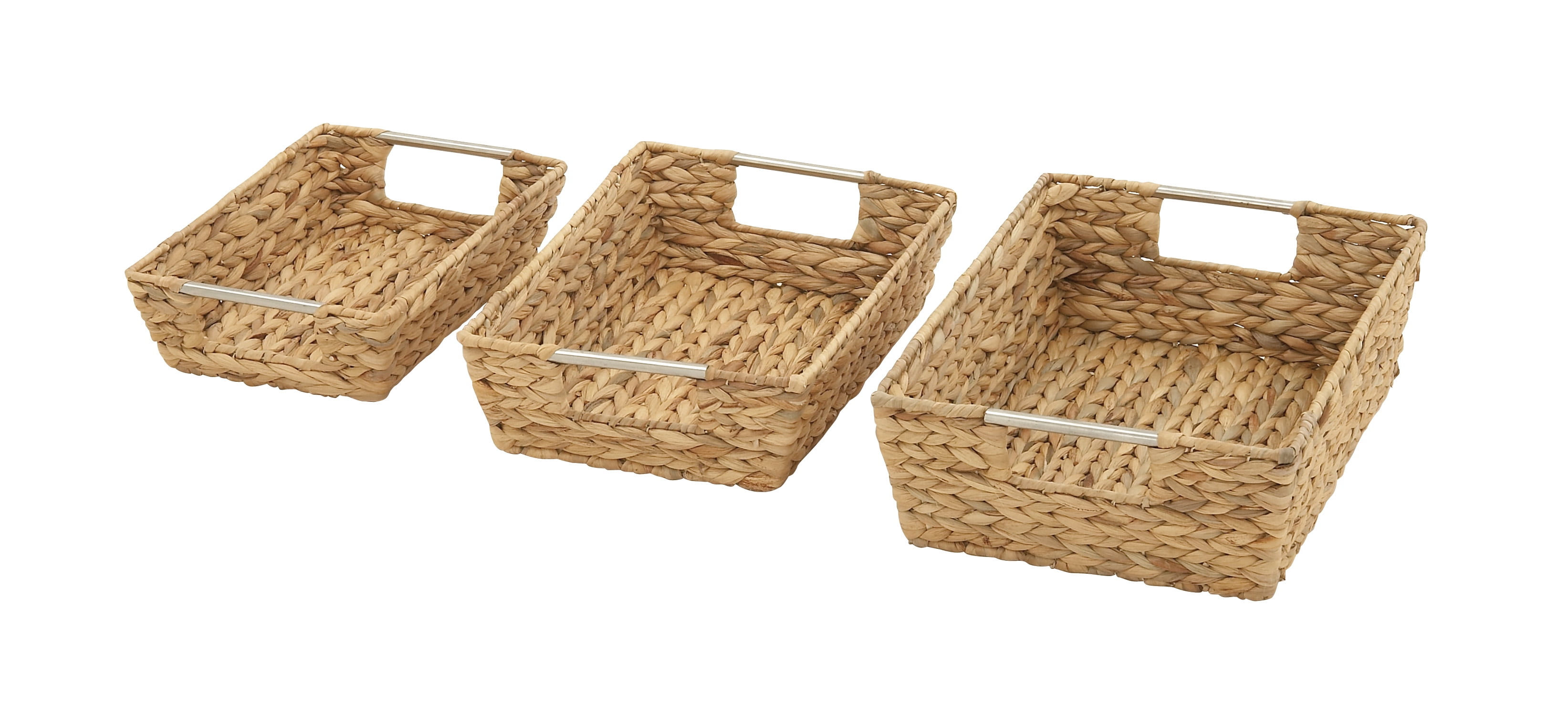 Magnificently Crafted Set Of 3 Sea Grass Baskets