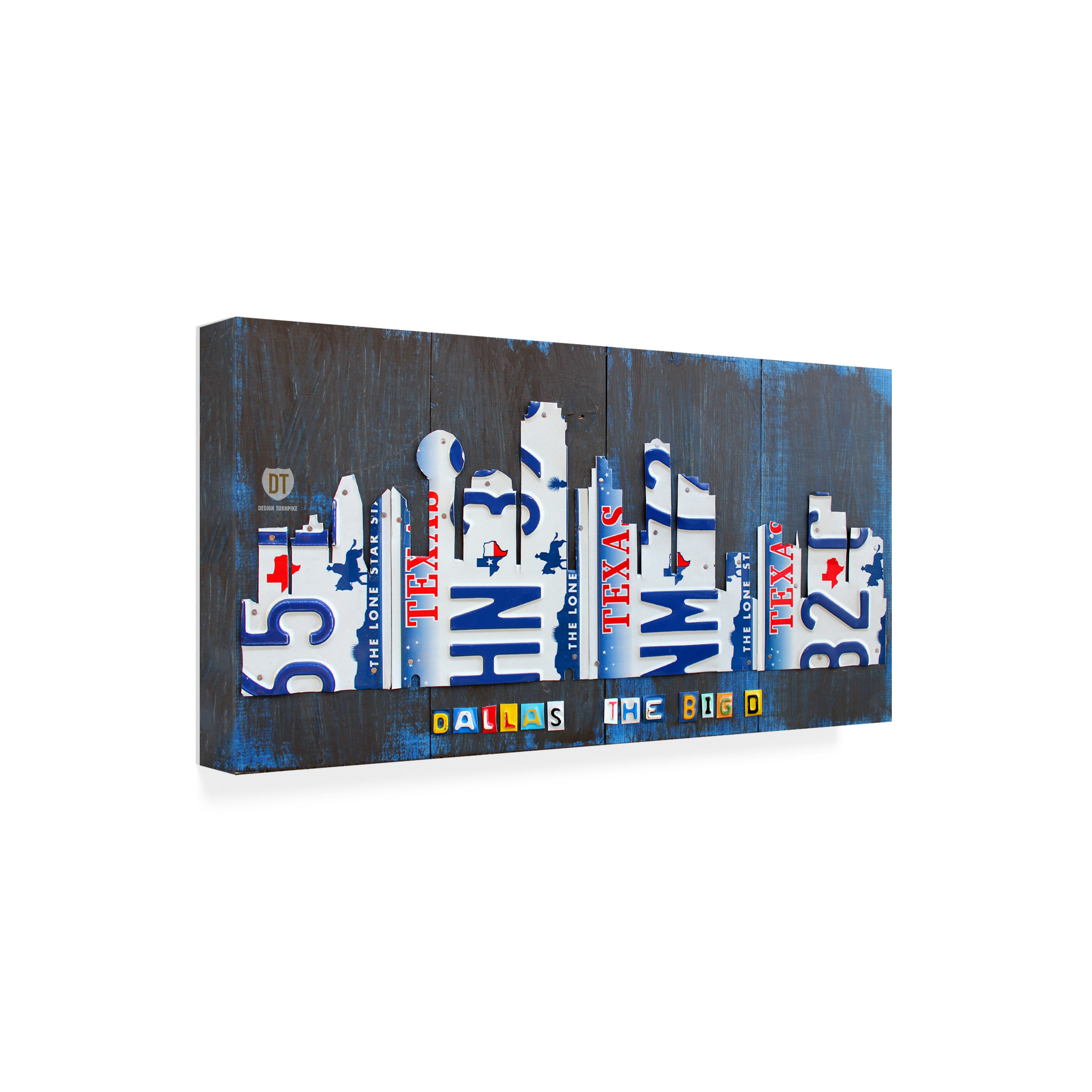 Trademark Fine Art 'Dallas Skyline' Canvas Art by Design Turnpike