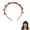 Brown, variant on Butterfly Clip Headband for Women,Multi-Layer Hollow Braided Headband Bangs ,Toothed Braided Hairband Small Clip Bangs Fixed Artifact,for Women Hair Hairstyle Plait