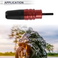 thumbnail image 3 of 16mm Motorcycle Slider Frame Aluminum Alloy Wheel Fairing Protection Crash Pad Protector Guard 27mm 150mm Bolt Nut Red 1 Set, 3 of 7