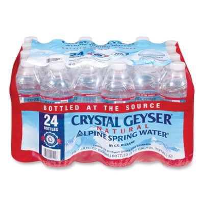 1Pc Crystal Geyser Alpine Spring Water, 16.9 oz Bottle, 24/Case (24514CT)D6