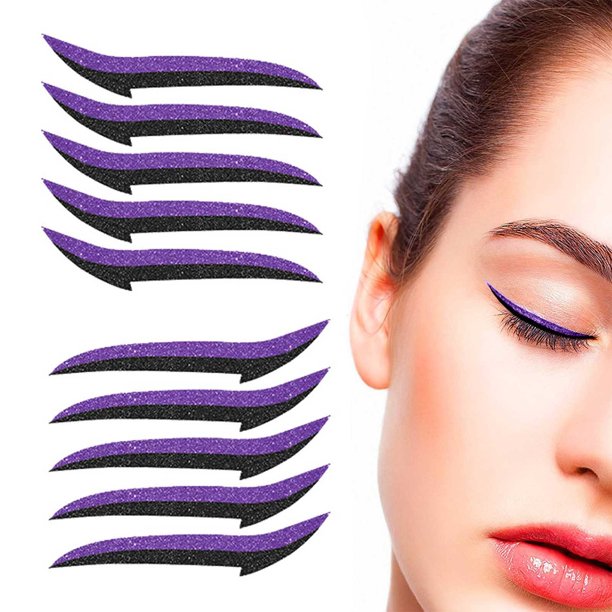 sunhillsgrace makeup set stickers reusable eyeliner makeup adhesive for eyes eyeliner reusable