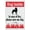 Warning Sign 2, variant on Dog Inside In Case Of Fire Please Save Our Dog Outdoor Safe Sign - 8"x12", UV Protected, Weatherproof - Home, Apartment, Pet Owner Residence Alert