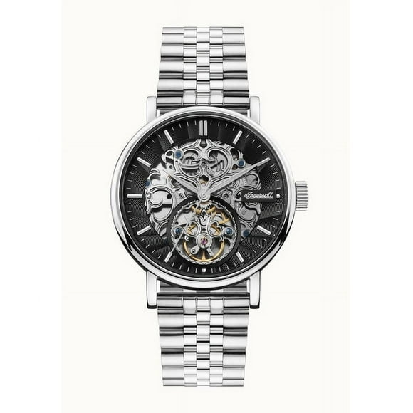 Ingersoll The Charles Stainless Steel Black Skeleton Dial Automatic I05804B Men's Watch