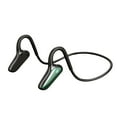 thumbnail image 2 of Open Ear Headphones, 35 Hours Playtime True Wireless Open Ear Earbuds with Ear Hooks, Air Conduction Headphones, Bluetooth 5.3, Clear Calls, IPX6 Waterproof Wireless Earphones - Green, 2 of 7