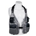 thumbnail image 2 of Btafrte Chaleco Pesca Transpirable Chaleco Tela Oxford 600D para (gris Negro), 2 of 9