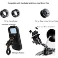 thumbnail image 4 of Aluminum Alloy 1" Ball Mount Handlebar Base, Compatible with RAM Mounts B Size Double Socket Arms, Supports Phone, GPS, Action Camera Holders,2packs, 4 of 7