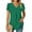 Green, variant on Womens Summer Tops Womens Casual Tunic Tops Shirts Long Sleeve for Women Slim Turtleneck Women Christmas Blouse for Shirt Sleeve Ladies V Neck Pajama Shirt Casual Tie Newspaper Print Blouse Top S