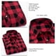 thumbnail image 4 of Hombres Plaid camisa Abrigos de plumas collar manga larga sola fila botón clásico superior para hombres Niños, 4 of 5
