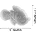 thumbnail image 2 of Clown Fish Freshie Silicone Mold  Size 5" Wide x 3.25" Long x 0.8" Deep  Fish Design for Freshie, Soap, Resin, Candles, 2 of 3