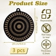 thumbnail image 2 of 3 Pieces Silicone Induction Cooktop Mat, 9.4 inch Mat for Induction Cooktop, Thermochromic Silicone Induction Cooktop Protector (9.4 inch), 2 of 7