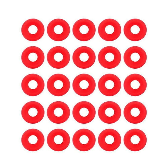 25pcs Red Silicone Grolsch Gaskets For Swing Flip Top Bottle Home Brew Beer Bottle Seals