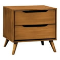 thumbnail image 5 of FOA Belkor 4pc Oak Wood Bedroom Set - Queen + 1 Nightstand + 1 Dresser +1 Mirror, 5 of 12