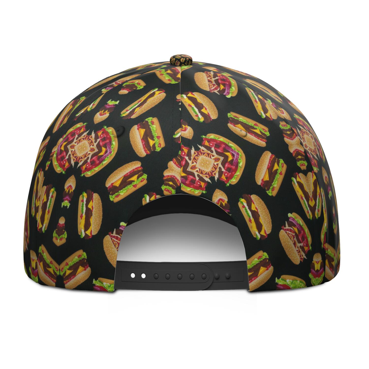 Fast Food Junk Food Hamburger Burger Sandwich Baseball Cap