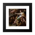 thumbnail image 2 of Luca Giordano 15x15 Black Modern Framed Museum Art Print Titled - Allegory of Magnanimity (About 1670), 2 of 5