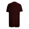 thumbnail image 5 of LEKWK Two Piece Sets for Women Summer Ribbed Vacation Outfits Short Sleeve Crewneck Loose Fit Tunic Tops & Biker Shorts Solid Lounge Set, 5 of 5