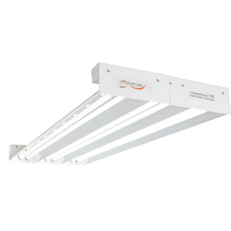 T5 Fluorescent Grow Light - QUANTUM T5 4ft 6 Lamp Hydroponics 324W Fluorescent Grow Light Fixture | QT5-006