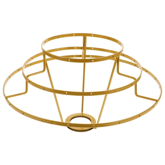 2 Count Light Stand Rings Sconces Lampshade Frames outside for Wall Ceiling Lights Pendant Golden