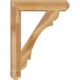 thumbnail image 3 of Ekena Millwork 6"W x 34"D x 46"H Olympic Craftsman Rough Sawn Bracket, Western Red Cedar, 3 of 4