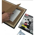 thumbnail image 3 of Double Magazine Frame Holds 8x10 /8-inch Magazines, Sleek Black with White/Black Matting, 3 of 6