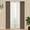 Brown, variant on PowerSellerUSA Tribeca 4 Piece Rod Pocket Window Curtain with Sheer Monochromatic Embroidered Panels, Polyester Solid Room Darkening Drapes Farmhouse Decor for Bedroom & Living Room 26" x 84", Green