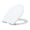 elongated, variant on Toilet Seat, Elongated Toilet Seat with Quiet Close, Quick Release Hinges, Slow Close Toilet Seat and Non-Slip Bumpers, Easy to Install and Clean, Never Loosens-Fits Most Elongated Toilets, White
