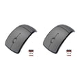 thumbnail image 3 of Sidaley Wireless Folding Mouse Work Replacement Portable PC Travel Gamer Accessory Cordless Portable Desktop External Mice gris 2Conjunto, 3 of 6