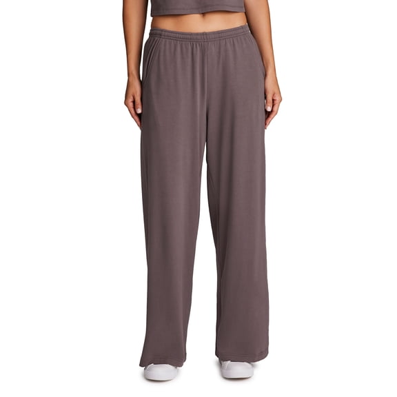 RBX Active Women's Wide Leg Lounge Pants Lightweight Jersey Sweatpants with Pockets