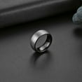 thumbnail image 3 of Tungsten Ring Size 4-15 Matte Brushed Comfort Fit 8mm, 3 of 7